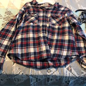 Long sleeve plaid shirt